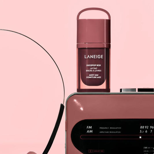 Laneige Juicepop Box Lip Tint, Lip Oil Stain, 8 Buildable Tints, Lasting Color
